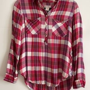 Plaid top from Lucky Brand Like New